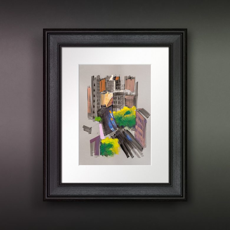 view-from-above-new-york-original-cityscape-painting-paul-kenton