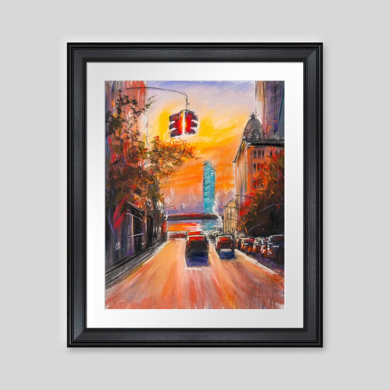 sunset-city-lights-original-new-york-cityscape-painting-paul-kenton
