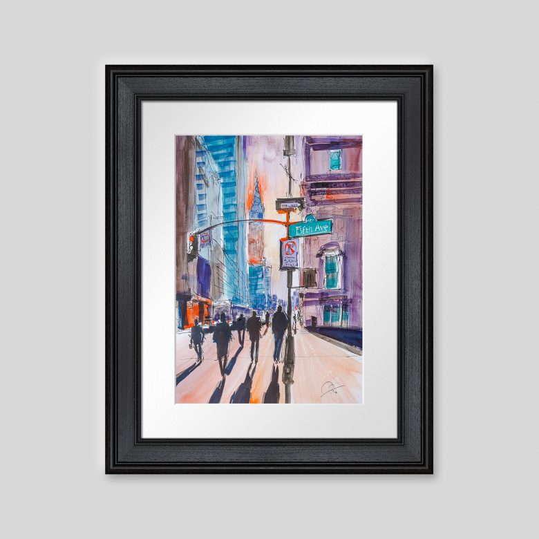 walking-through-a-crowd-original-new-york-cityscape-painting-paul-kenton
